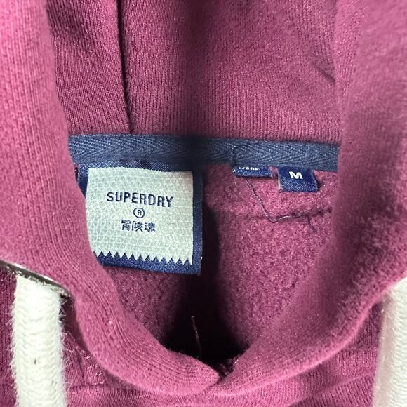 Superdry Hooded Sweatshirt Size Medium - Picture 3 of 8